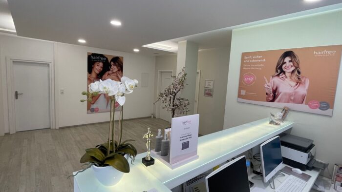Stuttgart 3 Hairfree Lounge Eingangsbereich